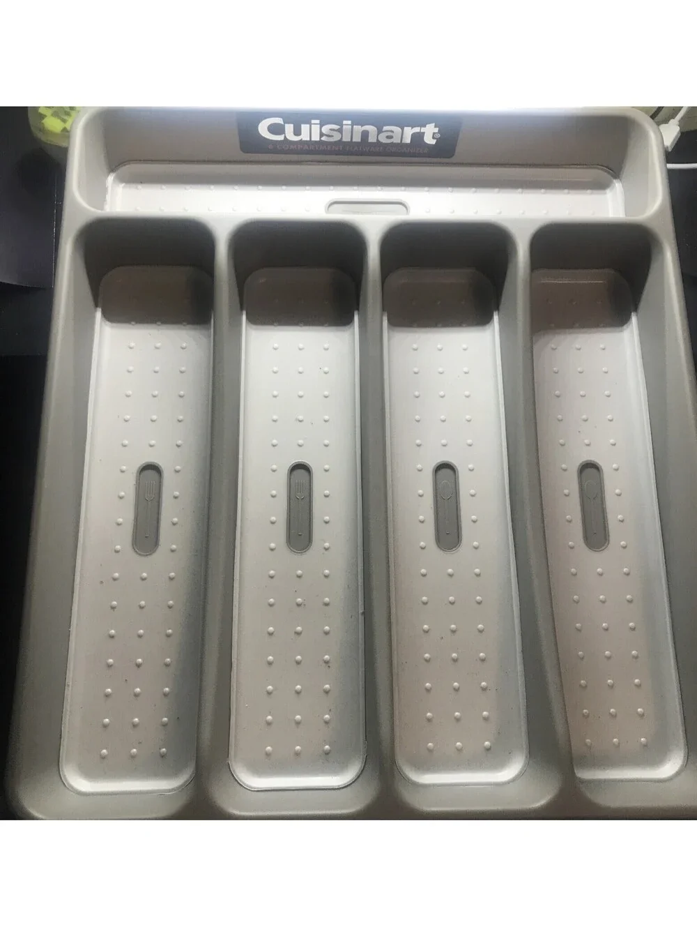 Cuisinart Organizer Tray Flatware Utensil Storage with 5 Compartments